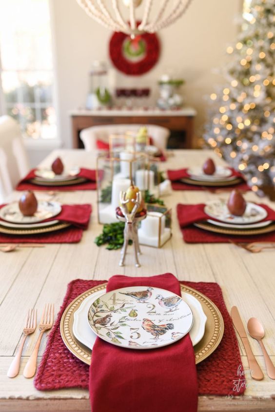 18 Most Beautiful Holiday Table Settings Waunakee Remodeling Inc